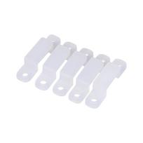 200 Pack Silicone LED Strip Clip 8/10/12mm Light Holder Clip  3528 5050 1210 RGB LED Strip Lights 10mm