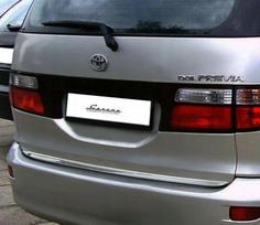 Toyota Previa Xr40 Xr30 - Chromuota juosta ant bagažinės dangčio