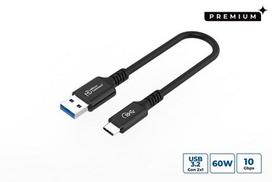 Kabel Usb C - Usb A 3.2 Gen 2 0.15M Czarny Microconnect