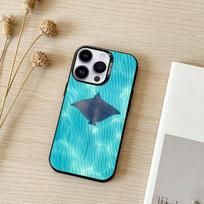 manta ray F-fish     Phone Case For iPhone 17,16,15,14,13,12,11,Pro Max,Plus Candy Silver Cover iPhone14ProMax