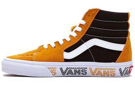 Vans Sk8 hi Black Yellow Splicing Unisex 'Sunflower Black' VN0A4BV6SXY 35