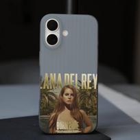 L-Lana D-Del Rey Phone Case Corrugated Pattern Phone Case For iPhone 17 Air 16 15 14 13 Pro Max Matte Shockprooof Cover iPhone 17