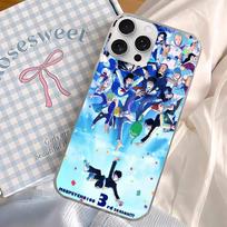Amine Mobs Psycho 100 For iPhone 17 16 15 14 Plus 13 12 11 Pro Max Phone Cover Back Satin Colorful Surface iPhone 12 pro