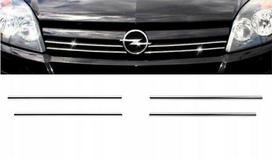 Opel Astra H Mk V Chromuotos Juostelės Grotelės Priekinė dalis Tiuningas