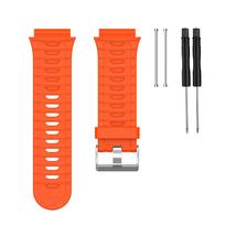 minkštas silikoninis laikrodžio dirželis Garmin Forerunner 920XT išmaniajam laikrodžiui, apyrankė, laikrodžio juosta, sportinis pakaitinis apyrankės dirželis ir įrankis Forerunner 920XT oranžinė