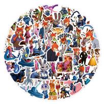 60vnt Animacinių filmų Zootopia Animacinių filmų Grafiti Lipdukai Decals Lagaminas Nešiojamasis Kompiuteris Gitara Dekoracija PASIDARYK pats Vaikams Klasika Žaislas @