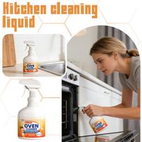 Oven Cleaner, Oil Cleaning Spray, Special Descaling Cleaning Solution Comes With 500ml Of Cleaning Tools One Size