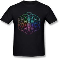 Moonist Men's Coldplay A Head Full Of Dreams Tour Logo T-Shirt S juoda
