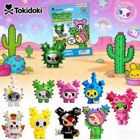 1 vnt. Tokidoki oficialiai licencijuotas Kaktusų draugai 3D figūrėlė, raktų pakabukas krepšiui, PVC, aklas maišelis, anime modelis, raktų pakabukas, stalo puošmena