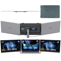 Blackview DCM6 Pro Nešiojamas monitorius 14  FullHD 60Hz IPS Itin plonas USB-C Garsiakalbis Monitorius with HIBOOK6(16+256) juoda