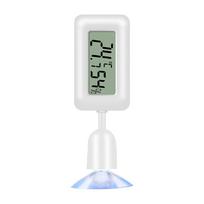 Reptile Thermometer Terrarium Humidity Meter with Suction Cup Thermometer Humidity Gauge Reptier Accessoires for Pets balta