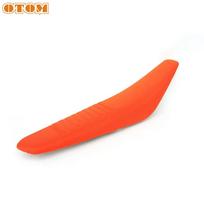 OTOM Motorcycle Seat Cushion Dirt Pit Bike Diamond Pattern Non-slip Seat Saddles For KTM SX SXF XC XCF EXC EXCF 125 250 300 450 oranžinė