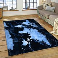 3D Luxurious Colour Marble Blue Green Gold Carpet Rug for Home Living Room Bedroom Sofa Doormat Decor,Kids Area Rug Non-slip Mat 40cm x 60cm