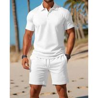 Men's Relaxed Fit Polo And Shorts Set Perfect For Vacation And Everyday S balta
