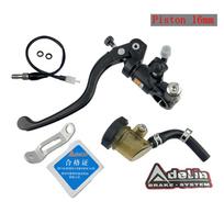 Adelin 16mm Motorcycle Brake Clutch Master Cylinder Hydraulic Pump handle For Honda R6 Fz6 Gsxr600 Zx-6r Z800 Yamaha Kawasaki Black Left 16mm