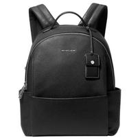 MICHAEL KORS SABLE Pebble Logo Cowhide Backpack Medium Women's Black juoda
