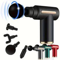 USB Mini Fascia Massage Gun, Portable Muscle Relaxation Vibrating Tool, Fitness Equipment for Neck Body Relief Random Color -1PC