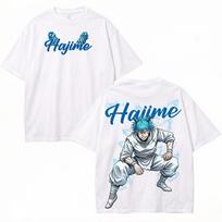 Kashimo Hajime Jujutsu Kaisen T-shirt Anime Vintage Washed Oversized T Shirt Casual Short Sleeve Cotton Tees Tops S