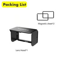 Magnetic Screen Lens Hood for Insta360 Ace Pro 2 Anti-Glare Quick-Release Perfect Fit Screen Sunshade Sports Camera Accessories juoda