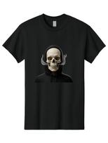 Grim-Reaper-Skull Mens Graphic Tee, 100% Cotton, Casual Summer Wear S įvairiaspalvis