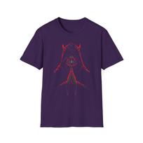 Hooded Grim Reaper Design, Gothic Unisex T-Shirt, Halloween Tee, Birthday Gift S įvairiaspalvis