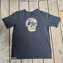 Pirate Skull Graphic T-Shirt Black XL 100% Cotton Made In Guatemala Y2K Vintage S įvairiaspalvis