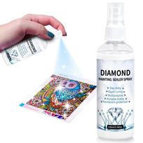 Diamond Painting Sealer Spray 100ml Multipurpose Protective Spray for Craft Projects Portable Bottle with Rapid Drying and Permanent Finish One Size