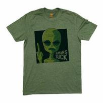 Humans Suck - T-Shirt (SB) - Alien - Funny - Space - S įvairiaspalvis