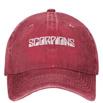 Black Rock Scorpions Rock Band Baseball Cap Casual Couple Women Trucker Hat Sunshade Kpop Rock Baseball Caps Gift as picture