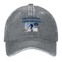 New Surfing Coffee and Danger Baseball Cap birthday sun hat funny hat Designer Hat Women Hats Unisexs