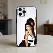 Amy W-Winehouse Phone Case For iPhone 17,16,15,14,13,12,11 Plus,Pro Max,SE4Soft Silicone Black Cover iPhone17air
