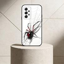 3D spider phone Case For Samsung S25,24,21,22,23,30,Ultra,20,Plus,Fe,Lite,Note Soft Black Cover Samsung S225G