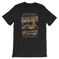 Go Kart Racing T-Shirt Mens Womens Tees Top. 100% Cotton Premium Tee NEW 4XL