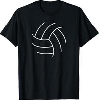 Plain Volleyball Seams Volleyball Player T-Shirt Mens Womens Tees Top S