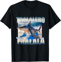 Tralalero Tralala Bootleg Brainrot Italian Brainrot Meme T-Shirt Mens Womens Tees Top 3XL