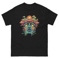 Unisex Psychedelic Tee | Gyspy Woman | Trippy | Colorful Custom Print T-Shirt Mens Womens Tees Top L