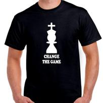 Change the Game Chess Piece King T Shirt Mens Womens Tees Top Tee all sizes and colors XL