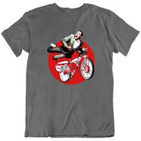 Pee Wee Herman Bicycle Humor Funny Movie TV Show 80s Retro T Shirt Mens Womens Tees Top Tee Gift New S