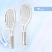 Air Cushion Massage Comb Tennis Racket Fluffy Comb Wet Dry Detangling Hair Brush Hollow Out Dsign High Cranial Top Hair Artifact balta