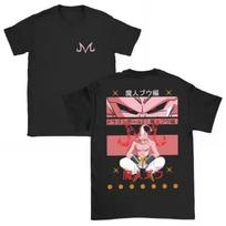 Kawaii Majin Buu Gym Ball Z Fitness Anime T-shirt for men cotton short-sleeved round neck summer clothing for parents S