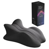 Porų sėdmenų pagalvėlė 3D išlenkta banguota nugaros pagalvėlė daugiafunkcinė atrama atminties putų pleišto pagalvė lovai gulėti ir sėdėti porų intymumui B tamsiai pilka spalva