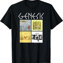Genesis - Album Grid T-Shirt S juoda
