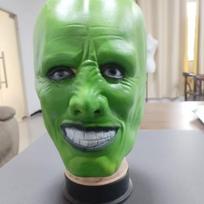 Filmo Kaukė Cosplay Kostiumas Jim Carrey Cosplay Geltonas Vienodas Vyriškas Šventinis Kostiumas Kepurė Helovinas Džokeris Klounas Rekvizitas Apranga Kostiumas One Size žalia