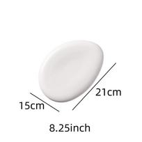 Pebble Shaped Ceramic Dining Plate Serving Plate Dessert Plates Sushi Plates Fruit Bowl Sting Disc Dim Sum Dish Snack Tray