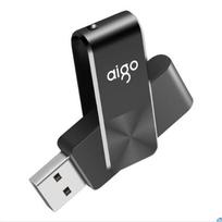 aigo U266 USB2.0 USB Flash Drive 64gb juoda spalva