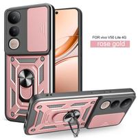 For Vivo V50 Lite Case Vivo V50 Lite Cover Vivo V50 Lite Magnetic Ring Holder Armor Phone Case Slide Camera Protect Back Cover vivo V50 Lite