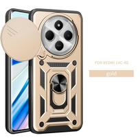 For Xiaomi Poco C75 Case Poco C75 Cover Poco C75 Magnetic Ring Holder Armor Phone Case Slide Camera Protect Back Cover Poco C75