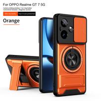 For Realme GT 7 Case Realme GT 7T Cover GT7 GT7T Phone Case Magsafe Magnetic Fold Holder Military Armor Camera Protection Cover realme GT 7