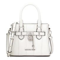 MICHAEL KORS Hamilton brand logo charm design tote bag Tote bag shopping bag PU shoulder handbag mini women's optical white balta