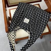 Korean Double-Sided Polka Dots Shoulder Bag, Casual Simple Handbag, Fashiable Large Capacity Commuting Bag Tote Bag